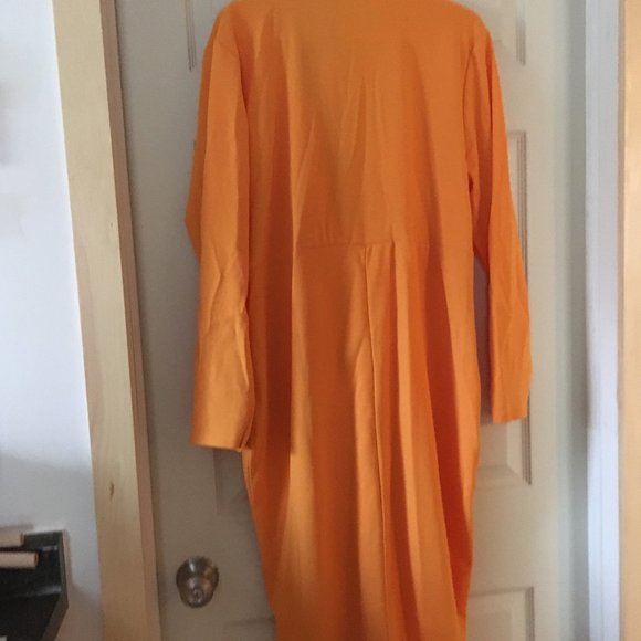 Boohoo Plunge Wrap Midi Dress 5/$25 - Picture 2 of 3